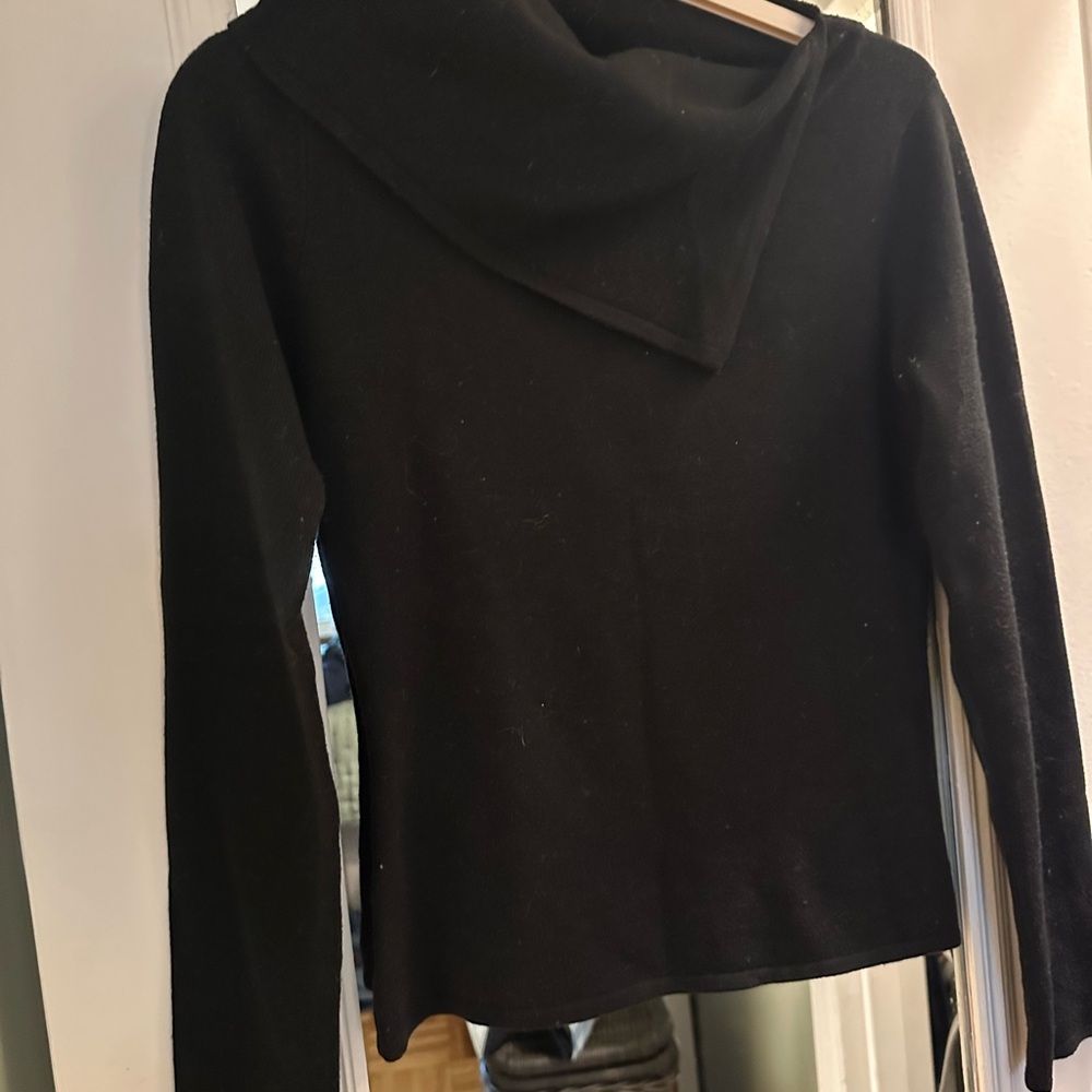 Rampage Black Cowl Neck Sweater